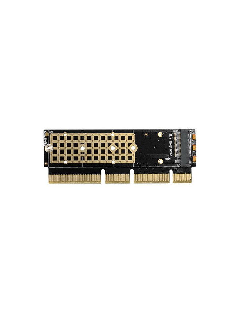 Адаптер Axagon PCEM2-1U PCI-E 3.0 16x - M.2 SSD NVMe, up to 80mm SSD, low profile 1U - PCEM2-1U