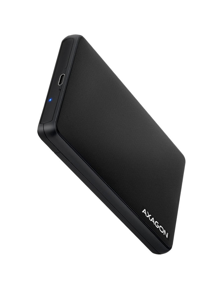 Кутия за диск Axagon EE25-SLC USB-C 3.2 Gen1 - SATA 6G 2.5" SLIDE box BLACK - EE25-SLC