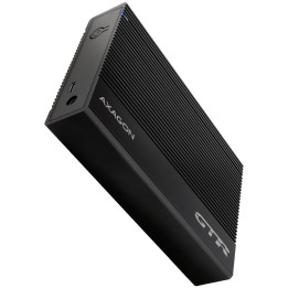 Кутия за твърд диск Axagon EE35-GTR USB-C 3.2 Gen 1 - SATA 6G, 3.5" External RIBBED box BLACK - EE35-GTR