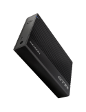 Кутия за твърд диск Axagon EE35-GTR USB-C 3.2 Gen 1 - SATA 6G, 3.5" External RIBBED box BLACK - EE35-GTR