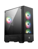 Кутия за компютър MSI MAG FORGE 112R, Mid-Tower, ATX/M-ATX/ITX, 2x USB 3.2 Gen 1 Type-A, ARGB Hub, 4x 120mm ARGB Fans, 4mm Tempered Glass