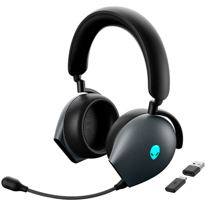 Геймърски слушалки Alienware AW520H, Dark Side of the Moon - 545-BBFH-14