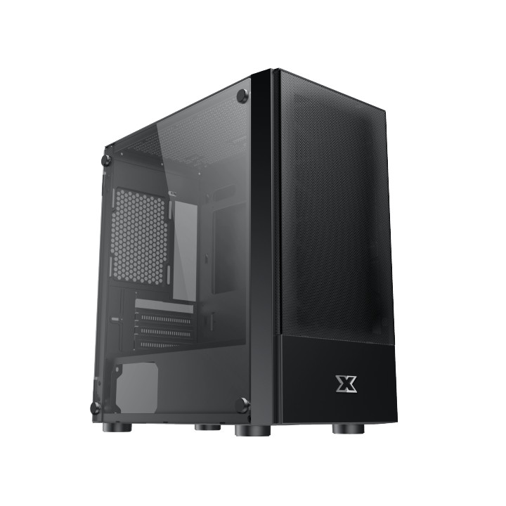 Кутия за компютър Xigmatek Oreo Black EN47758, M-ATX, 3PCS X24F Fixed RGB Fan