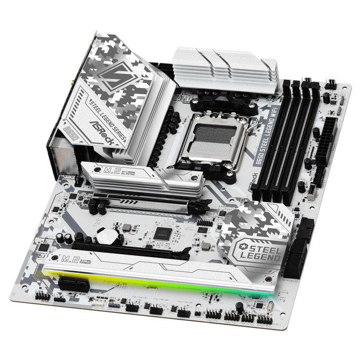 Дънна платка AsRock B650 Steel Legend, AM5, 4x DDR5, Wi-Fi 6E   BT