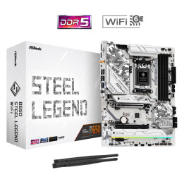Дънна платка AsRock B650 Steel Legend, AM5, 4x DDR5, Wi-Fi 6E   BT