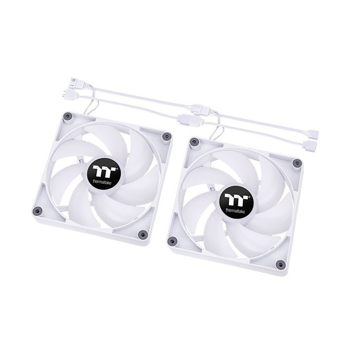 Комплект вентилатори Thermaltake CT140 ARGB Sync PC Cooling Fan 2 Pack White - CL-F154-PL14SW-A