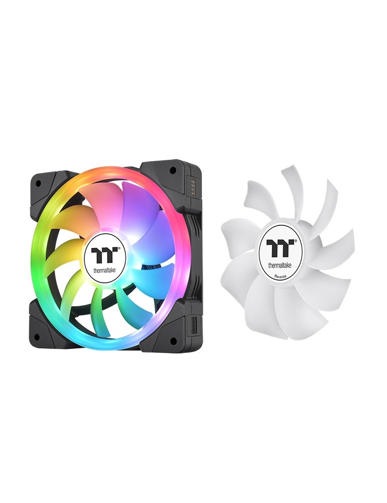 Комплект вентилатори Thermaltake SWAFAN EX12 ARGB PC Cooling Fan TT Premium Edition 3 Fan Pack - CL-F167-PL12SW-A