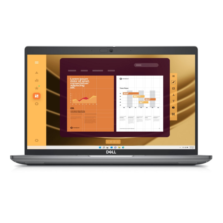 Лаптоп Dell Latitude 5450, Intel Core Ultra 5 125U, 14.0" FHD (1920x1080) AG, 4G, 8GB DDR5 5600 MT/s, 512GB SSD, Wi-Fi 6E, FPR, Backlit Kb, Ubuntu - N006L545014EMEA_VP_UBU