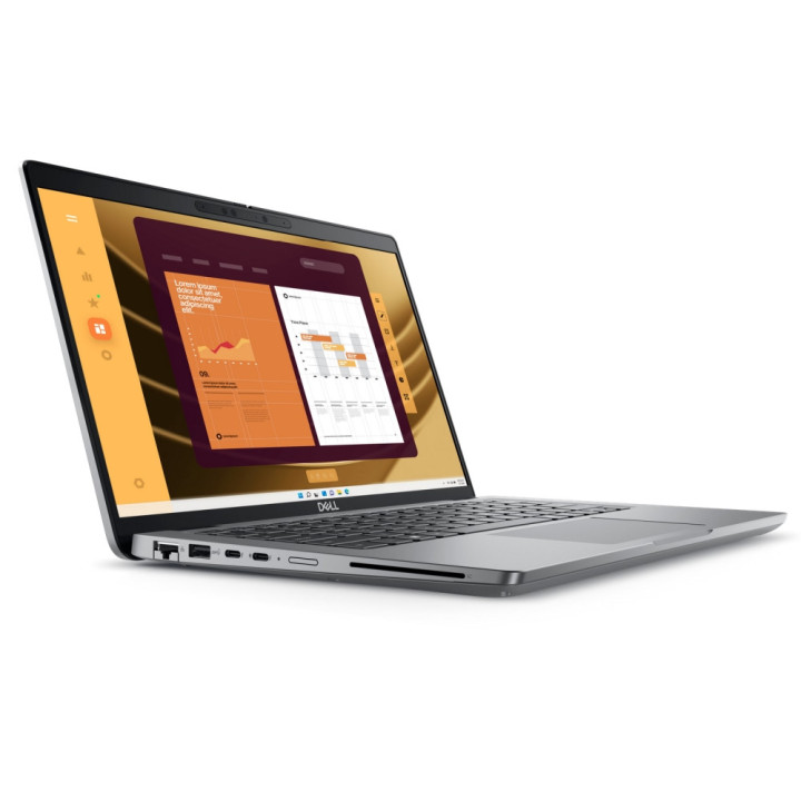 Лаптоп Dell Latitude 5450, Intel Core Ultra 5 125U, 14.0" FHD (1920x1080) AG, 4G, 8GB DDR5 5600 MT/s, 512GB SSD, Wi-Fi 6E, FPR, Backlit Kb, Ubuntu - N006L545014EMEA_VP_UBU