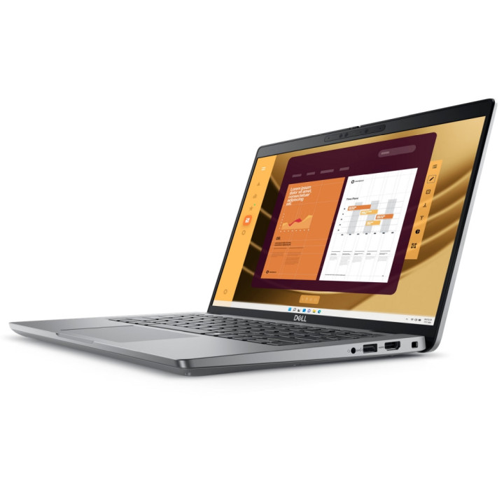 Лаптоп Dell Latitude 5450, Intel Core Ultra 5 125U, 14.0" FHD (1920x1080) AG, 4G, 8GB DDR5 5600 MT/s, 512GB SSD, Wi-Fi 6E, FPR, Backlit Kb, Ubuntu - N006L545014EMEA_VP_UBU