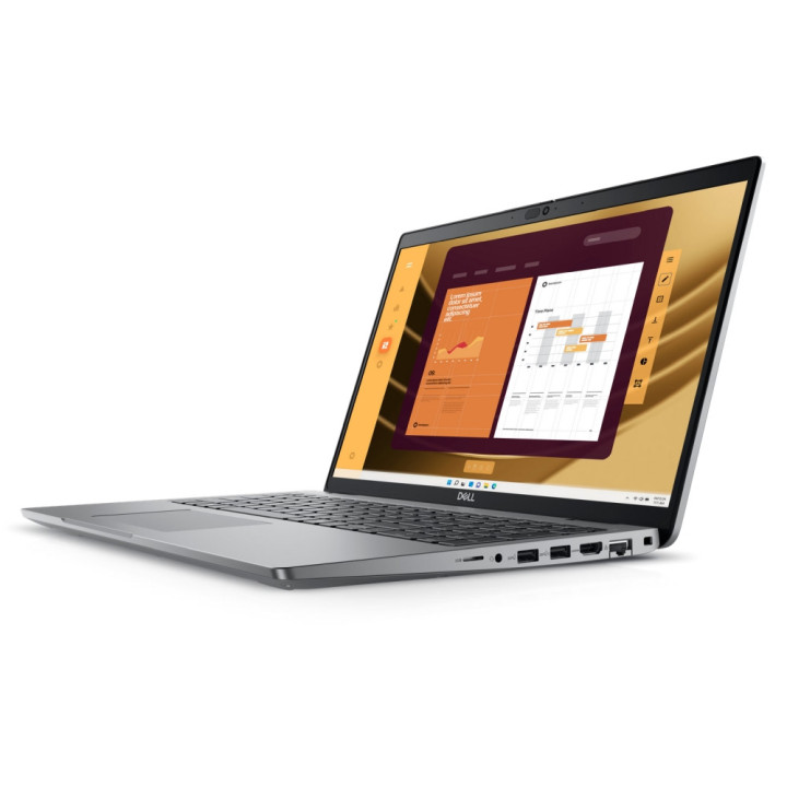 Лаптоп Dell Latitude 5550, Intel Core Ultra 7 165U, 15.6" FHD (1920x1080) AG IPS 250nits, 16GB DDR5, 512GB SSD, FHD IR Cam and Mic, WiFi 6E, FPR, Backlit Kb, Ubuntu - N012L555015EMEA_VP_UBU