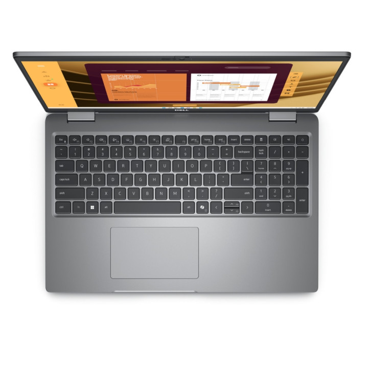 Лаптоп Dell Latitude 5550, Intel Core Ultra 7 165U, 15.6" FHD (1920x1080) AG IPS 250nits, 16GB DDR5, 512GB SSD, FHD IR Cam and Mic, WiFi 6E, FPR, Backlit Kb, Ubuntu - N012L555015EMEA_VP_UBU