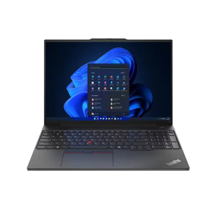 Лаптоп Lenovo ThinkPad E16 G2 Intel Core Ultra 5 125U, 16" WUXGA (1920x1200) IPS AG, 32GB DDR5, 1TB SSD, Intel Arc Graphics, FHD Cam, Backlit KB, Black, WLAN, BT, FPR, DOS - 21MA003SBM