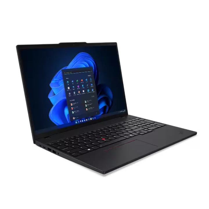 Лаптоп Lenovo ThinkPad T16 G3 Intel Core Ultra 7 155U, 16" WUXGA (1920x1200) IPS AG LP, 64GB DDR5, 1TB SSD, 5MP Cam, Backlit KB, Black, WLAN, BT, SCR, FPR, Win 11 Pro - 21MN005DBM