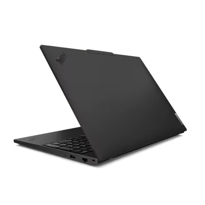 Лаптоп Lenovo ThinkPad T16 G3 Intel Core Ultra 7 155U, 16" WUXGA (1920x1200) IPS AG LP, 64GB DDR5, 1TB SSD, 5MP Cam, Backlit KB, Black, WLAN, BT, SCR, FPR, Win 11 Pro - 21MN005DBM