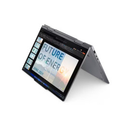 Лаптоп Lenovo ThinkPad X1 2-in-1 G9 Intel Core Ultra 7 155U, 14" 2.8K (2880x1800) OLED AR, AS, Touch, 32GB LPDDR5x, 1TB SSD, UHD 8MP Cam, Backlit KB, Grey, WLAN, BT, FPR, Win 11 Pro - 21KE003HBM
