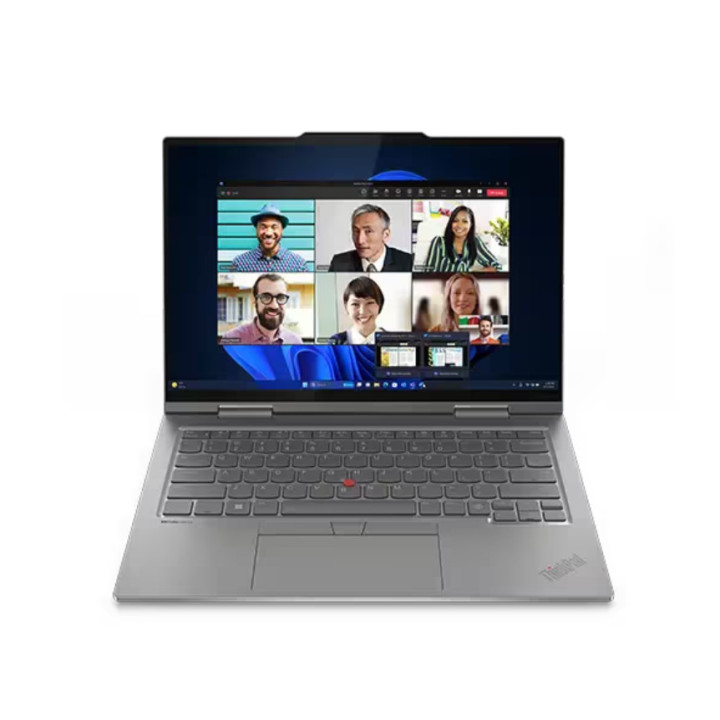 Лаптоп Lenovo ThinkPad X1 2-in-1 G9 Intel Core Ultra 7 155U, 14" 2.8K (2880x1800) OLED AR, AS, Touch, 32GB LPDDR5x, 1TB SSD, UHD 8MP Cam, Backlit KB, Grey, WLAN, BT, FPR, Win 11 Pro - 21KE003HBM