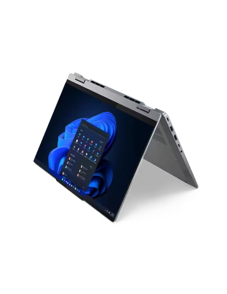 Лаптоп Lenovo ThinkBook 14 2-in-1 G4 Intel Core Ultra 5 125U, 14" WUXGA (1920x1200) IPS Glossy, AR, Touch,  16GB DDR5, 512GB SSD, FPR, Backlit KB, WLAN, BT, Luna Grey, Win 11 Pro - 21MX0019BM