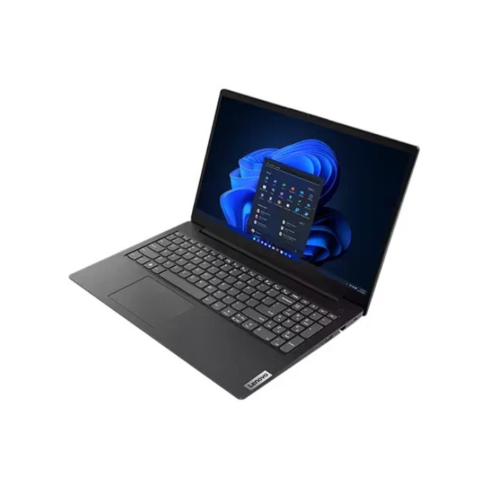Лаптоп Lenovo V15 G4 Intel Core i3-1315U, 15.6" FHD (1920x1080) IPS AG,  8GB DDR4, 512GB SSD, WLAN, BT, HD 720p Cam, Black, DOS - 83A1006VBM