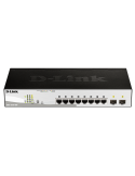 Комутатор D-Link 8-Port Gigabit PoE Smart Switch with 2 SFP ports DGS-1210-08P - DGS-1210-08P_VZ