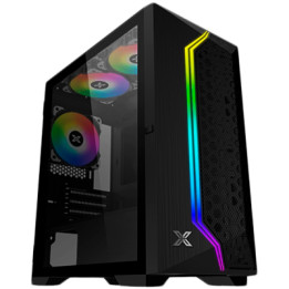 Кутия за компютър Xigmatek Gemini II EN48649, Black, MATX/ Mini-ITX, Fixed RGB Fan