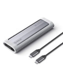 Външна кутия за диск Orico M.2 NVMe M-key 10 Gbps, Silicone Protective Case, USB-C/A - AXM2-G2-V1-GY