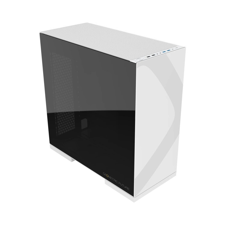 Кутия за компютър Geometric Future Model 8 Lohan White, EATX - 1AM8LHWT00AA3