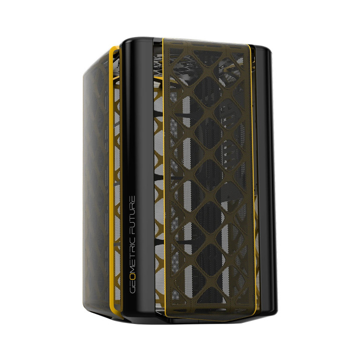 Кутия за компютър Geometric Future Model 2 THE ARK Mesh Black, mATX - 1AM2AKBK00101