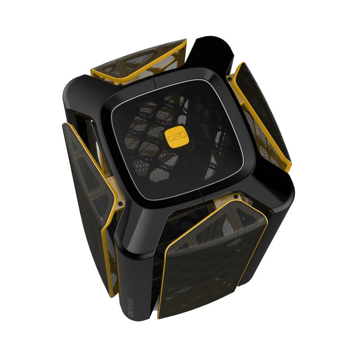 Кутия за компютър Geometric Future Model 2 THE ARK Mesh Black, mATX - 1AM2AKBK00101