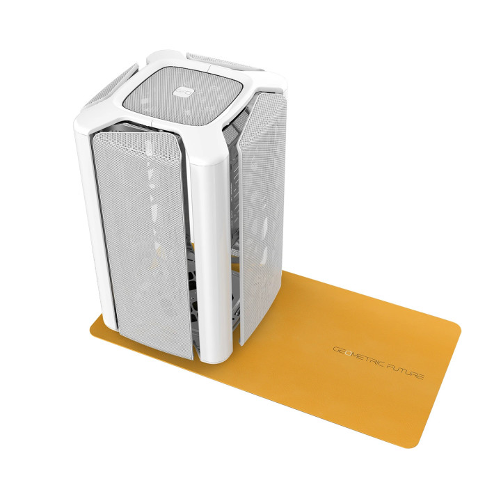 Кутия за компютър Geometric Future Model 2 THE ARK Mesh White, mATX - 1AM2AKWT00101