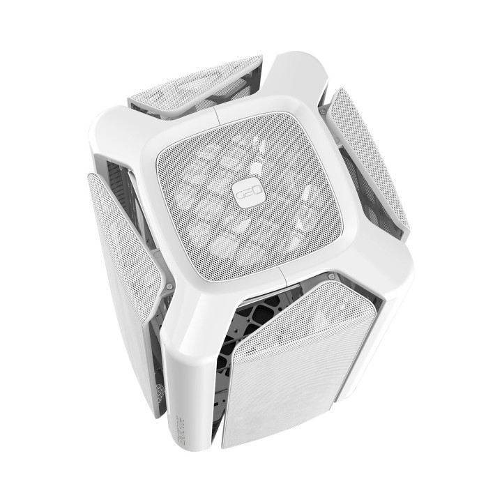 Кутия за компютър Geometric Future Model 2 THE ARK Mesh White, mATX - 1AM2AKWT00101