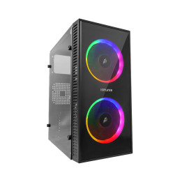 Кутия за компютър 1stPlayer Gaming X1 RGB, mATX,  3бр включени вентилатори - X1-3F1