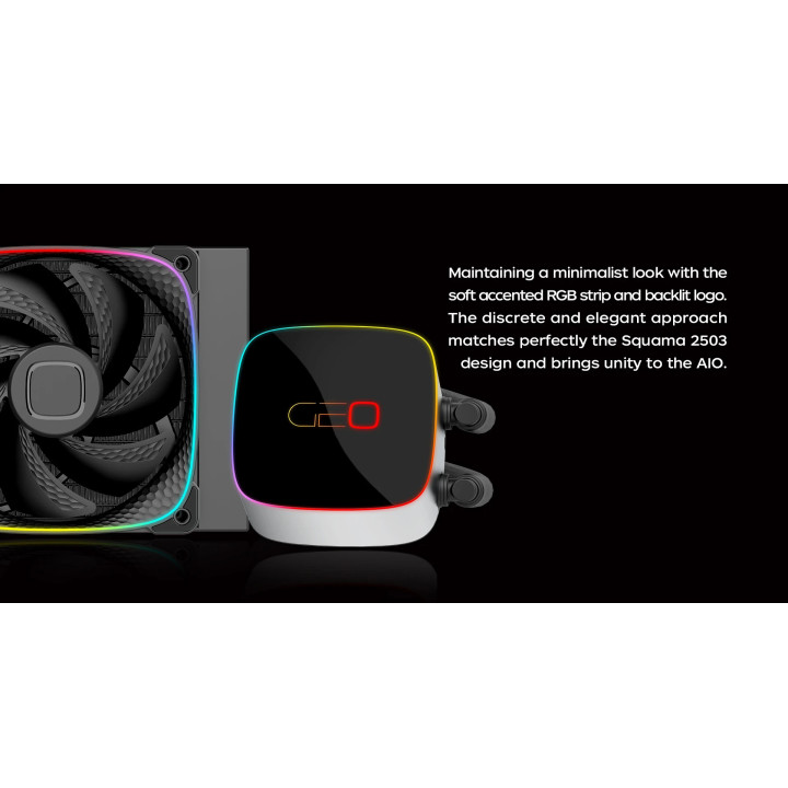 Водно охлаждане за процесор Geometric FutureEskimo Junior 36 White - LGA1700/AM5 - 1C253W0361000