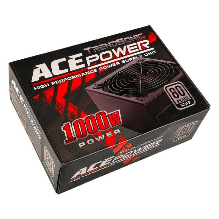 Модулно захранване Trendsonic ACE Power FP-1000W 80 PLUS Silver, PCIE 5.0 ready - FP-1000W_SILVER