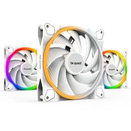 Комплект вентилатори be quiet! 3-in-1, 3 x 140mm, LIGHT WINGS White 140mm PWM high-speed Triple-Pack - BL103