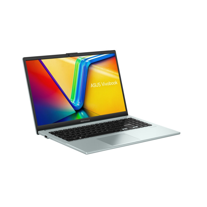 Лаптоп Asus Vivobook Go E1504FA-NJ319, AMD, Ryzen Ryzen 5 7520U, 15.6" FHD (1920x1080), 16GB DDR5, 512GB SSD, Backlit, Chiclet Keyboard Without OS, Green - 90NB0ZR3-M01L50