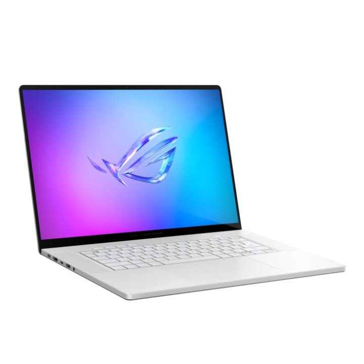 Лаптоп Asus ROG Zephyrus G16 GA605WI-QR036W, AMD Ryzen AI 9 HX 370, OLED 16" 2.5K WQXGA) 240 MHz, 32GB LPDDR5X, 1TB SSD, Nvidia RTX4070 8GB GDDR6, Backlit Chiclet Keyboard 1-Zone RGB, Win 11, Platinum White - 90NR0J92-M004S0