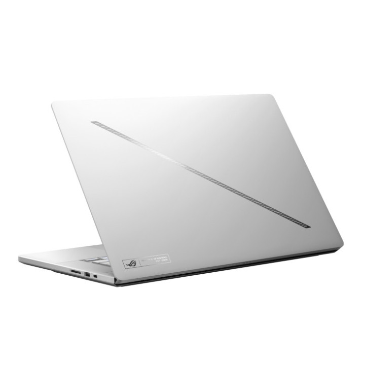 Лаптоп Asus ROG Zephyrus G16 GA605WI-QR036W, AMD Ryzen AI 9 HX 370, OLED 16" 2.5K WQXGA) 240 MHz, 32GB LPDDR5X, 1TB SSD, Nvidia RTX4070 8GB GDDR6, Backlit Chiclet Keyboard 1-Zone RGB, Win 11, Platinum White - 90NR0J92-M004S0