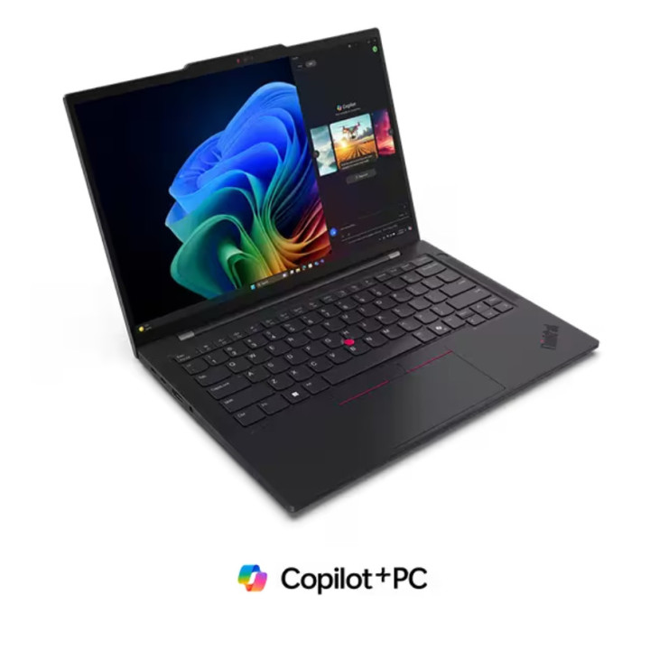 Лаптоп Lenovo ThinkPad T14s G6 Snapdragon X Elite X1E-78-100, Qualcomm Hexagon NPU, 14" WUXGA (1920x1200) IPS AG, Touch, 32GB LPDDR5x, 1TB SSD, Backlit KB, FPR, Win 11 Pro - 21N1000SBM