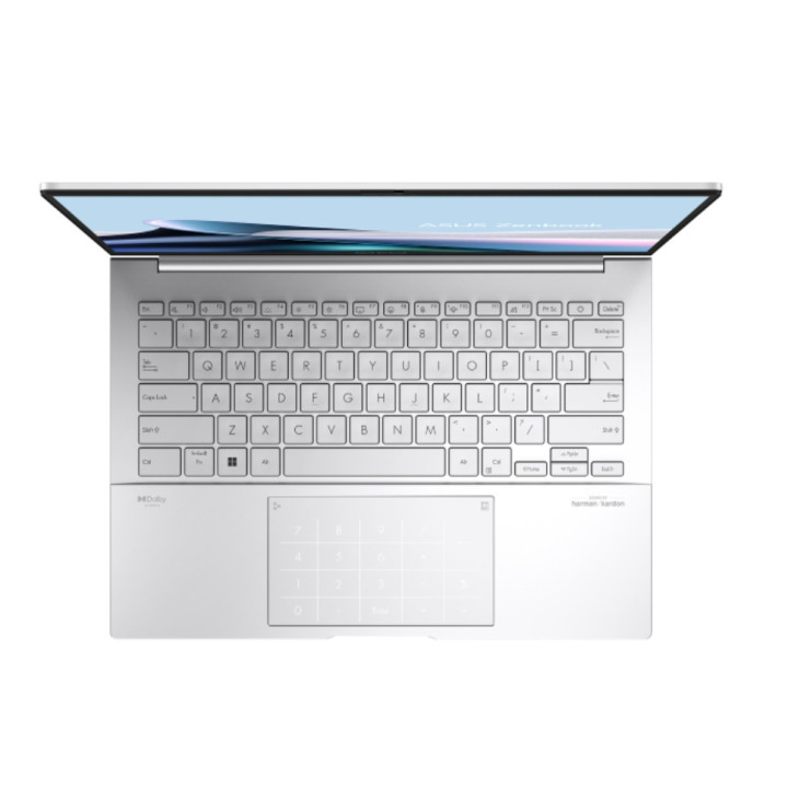 Лаптоп Asus Zenbook UX3405MA-PP288W, Intel ULTRA 9 185H, 14"OLED WQXGA (WQ ) 2880X1800 16:10, 16GB DDR5, 1TB SSD, Intel Art Graphics, Win 11, Silver - 90NB11R2-M00Y30