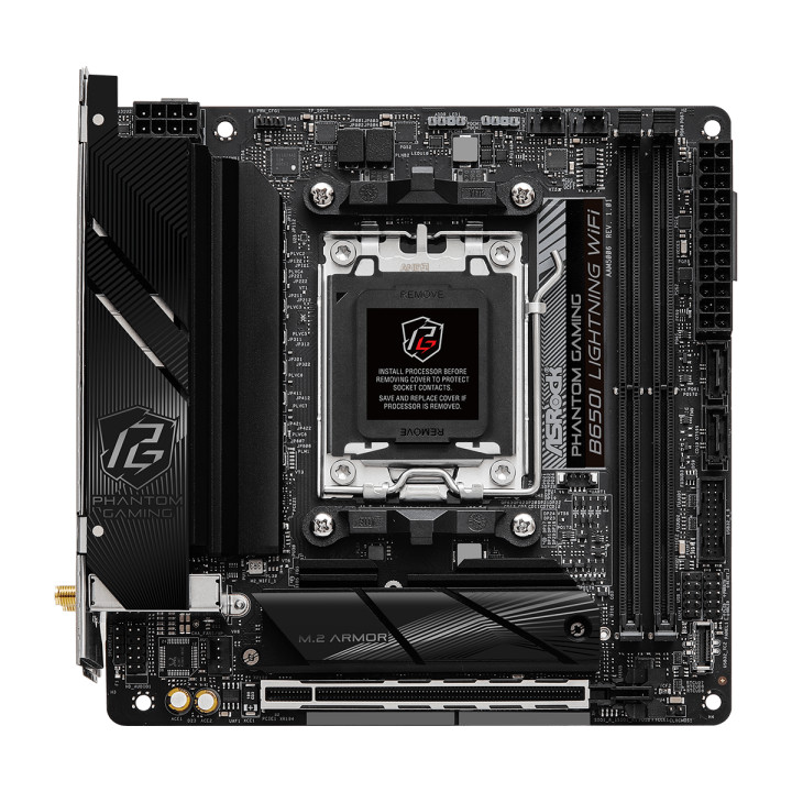 Дънна платка AsRock B650I Lightning WIFI, m-ITX, AM5, DDR5