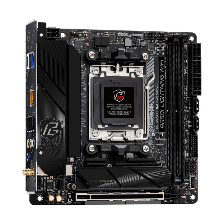Дънна платка AsRock B650I Lightning WIFI, m-ITX, AM5, DDR5
