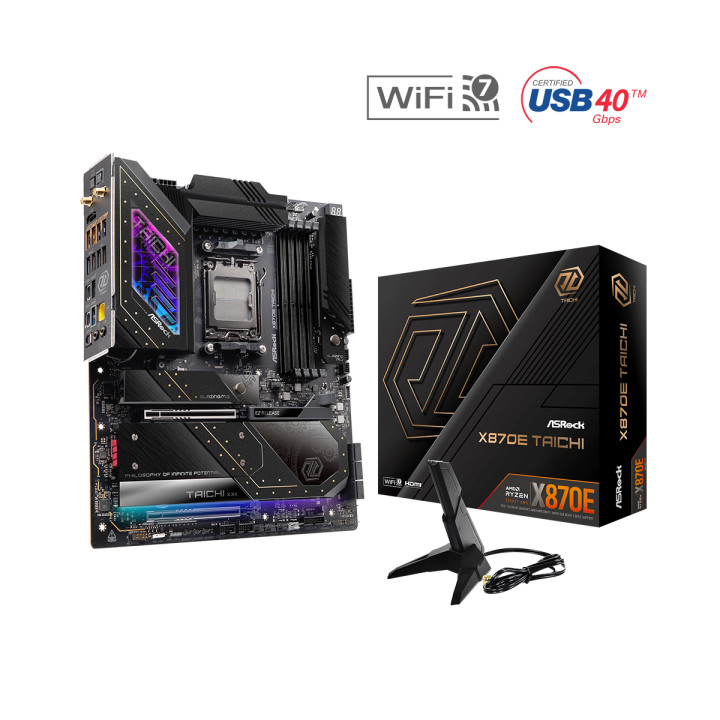 Дънна платка AsRock X870E TAICHI, AM5 - X870E TAICHI