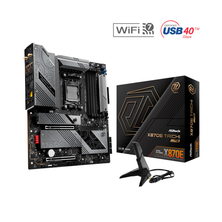 Дънна платка AsRock X870E TAICHI LITE, Socket AM5 - X870 TAICHI LITE