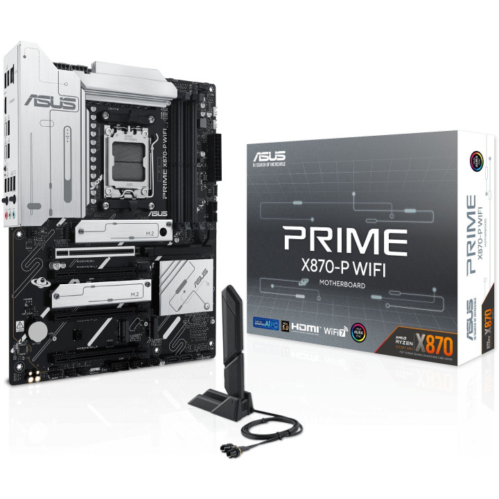 Дънна платка Asus PRIME X870-P WIFI, AM5, DDR5 - 90MB1IS0-M0EAY0