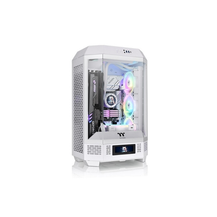 Кутия за компютър Thermaltake Tower 300 Snow - CA-1Y4-00S6WN-00
