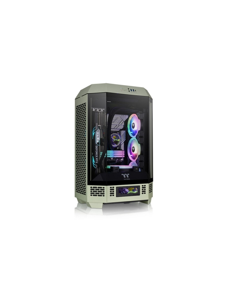 Кутия за компютър Thermaltake Tower 300 Matcha Green - CA-1Y4-00SEWN-00
