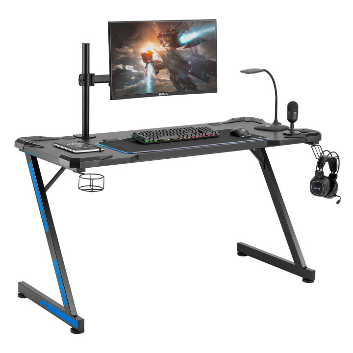 Геймърско бюро Nemesis II - Black/Blue - 4298802