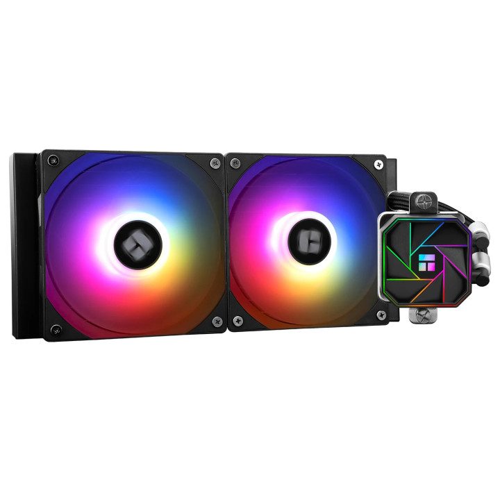 Водно охлаждане за процесор Thermalright Aqua Elite 240 Black A-RGB V3, LGA1851/LGA1700/AM5 - AQUA-ELITE-240-BK-ARGB-V3