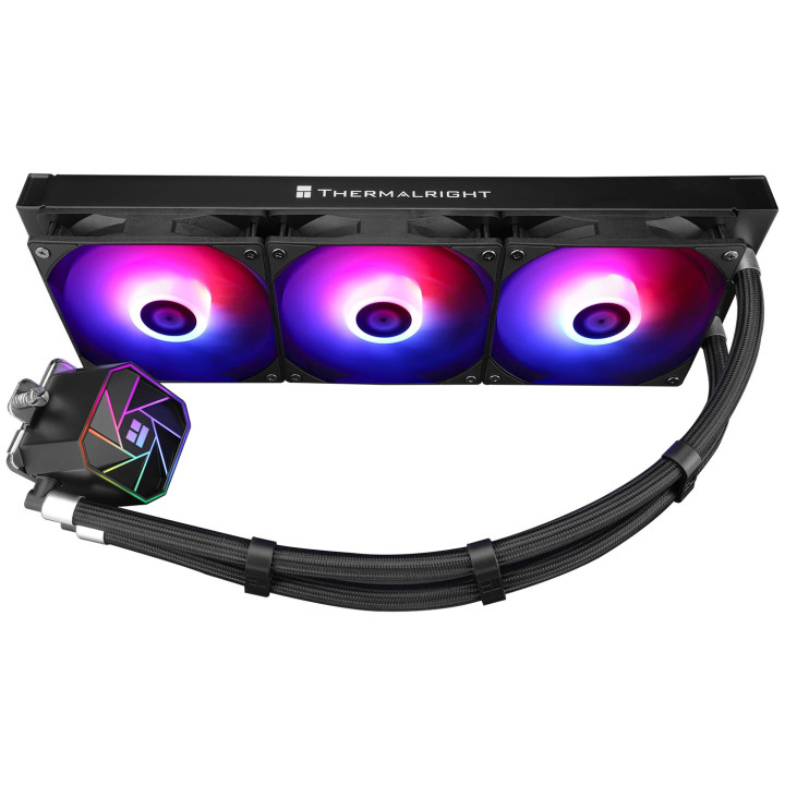 Водно охлаждане за процесор Thermalright Aqua Elite 360 Black A-RGB V3, LGA1851/LGA1700/AM5 - AQUA-ELITE-360-BK-ARGB-V3